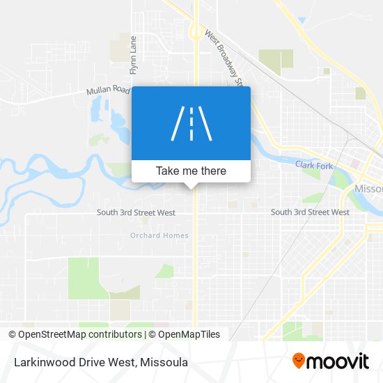 Larkinwood Drive West map