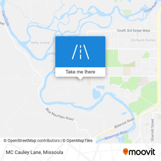 MC Cauley Lane map
