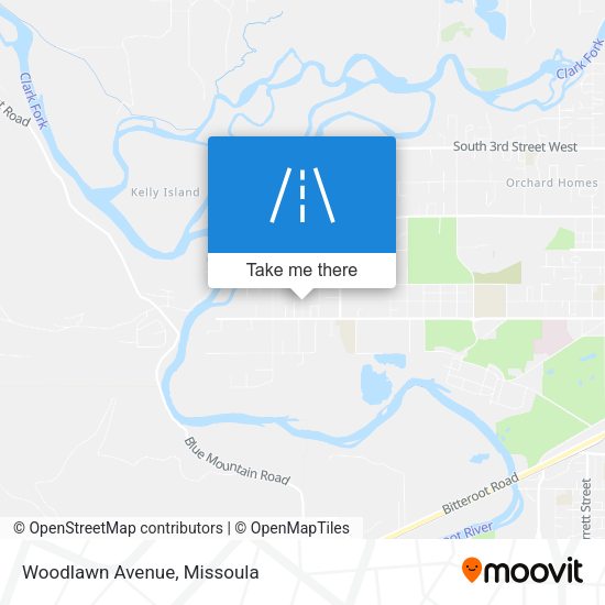 Woodlawn Avenue map