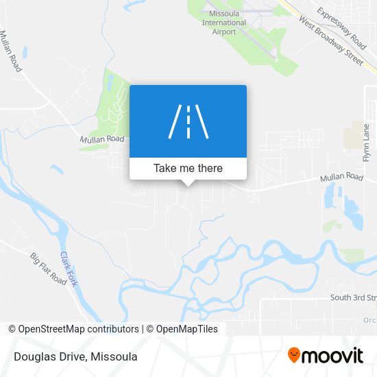 Douglas Drive map