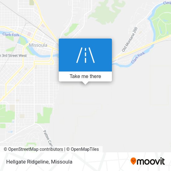 Hellgate Ridgeline map