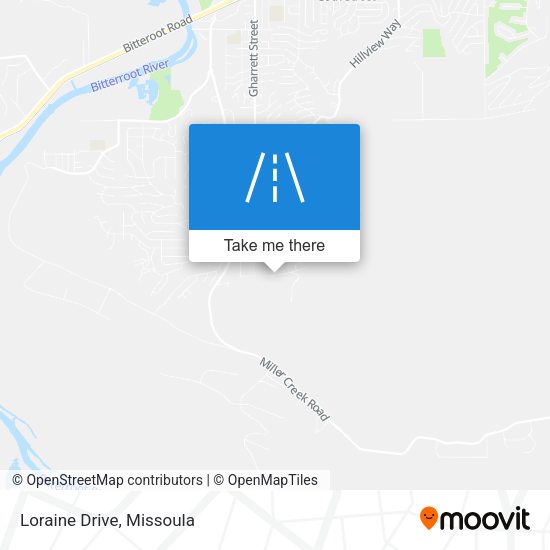 Loraine Drive map