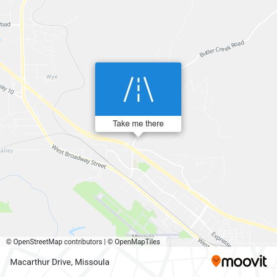Mapa de Macarthur Drive