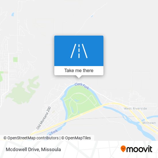 Mcdowell Drive map