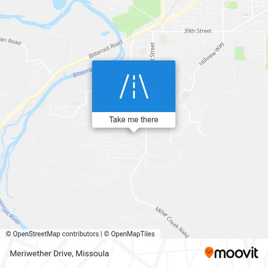 Meriwether Drive map