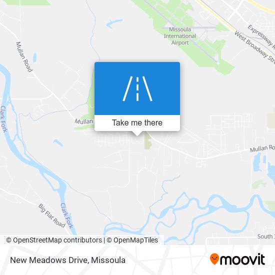 New Meadows Drive map
