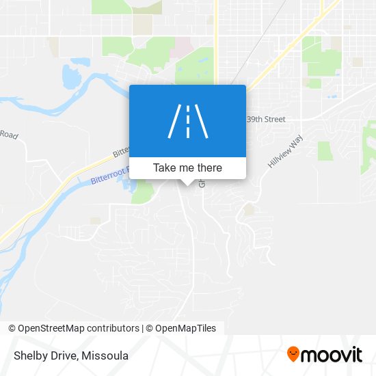 Shelby Drive map