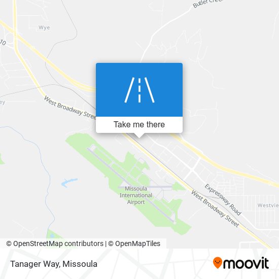 Tanager Way map