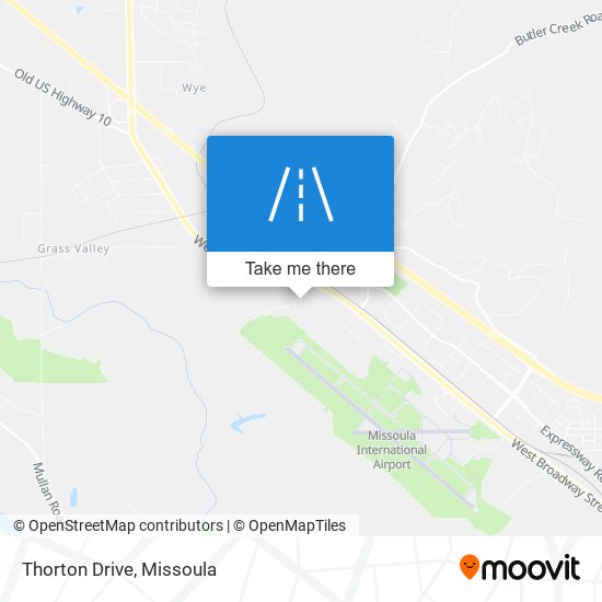Thorton Drive map