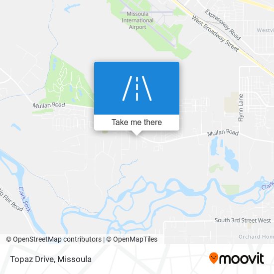 Topaz Drive map