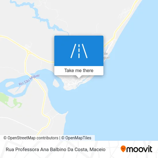 Rua Professora Ana Balbino Da Costa map