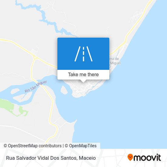 Rua Salvador Vidal Dos Santos map