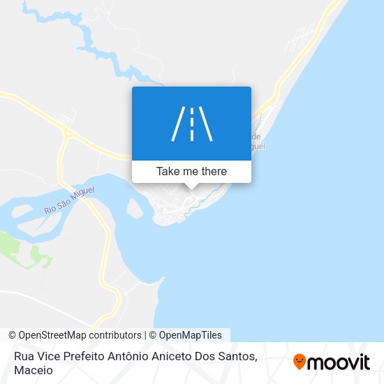 Rua Vice Prefeito Antônio Aniceto Dos Santos map