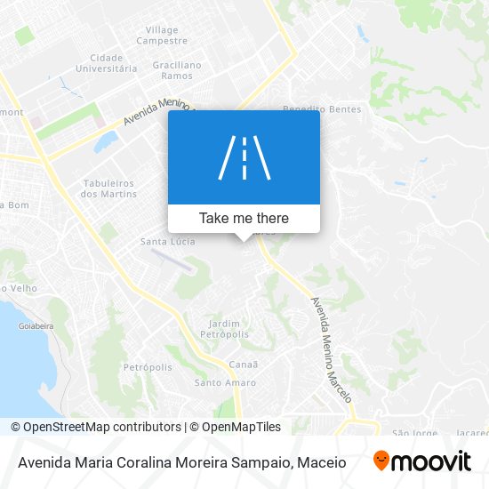 Avenida Maria Coralina Moreira Sampaio map