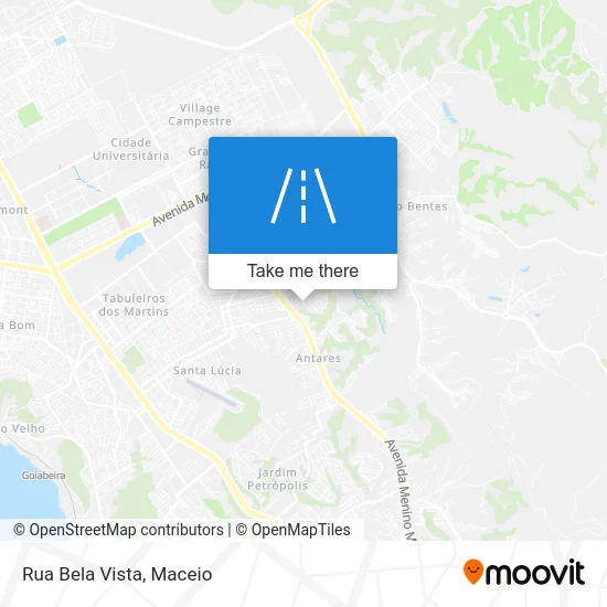 Rua Bela Vista map