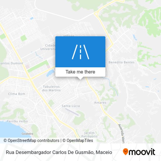 Rua Desembargador Carlos De Gusmão map