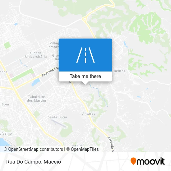 Rua Do Campo map