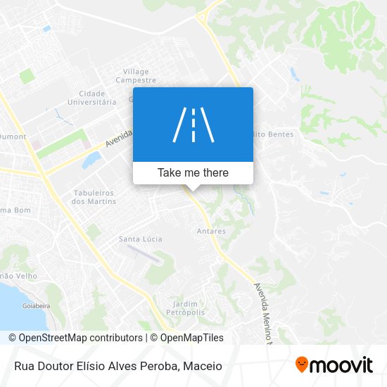 Rua Doutor Elísio Alves Peroba map