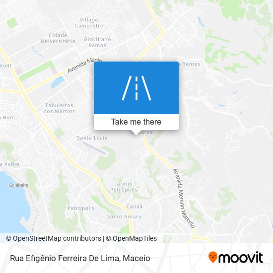 Rua Efigênio Ferreira De Lima map