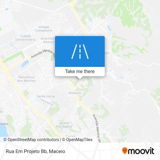 Rua Em Projeto Bb map