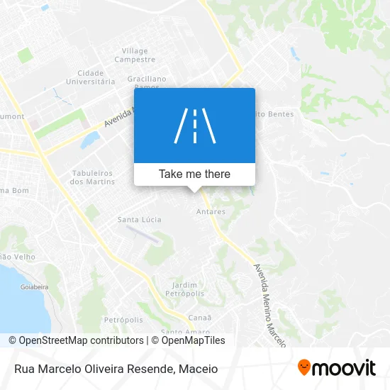 Rua Marcelo Oliveira Resende map