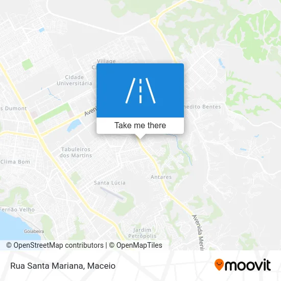 Rua Santa Mariana map