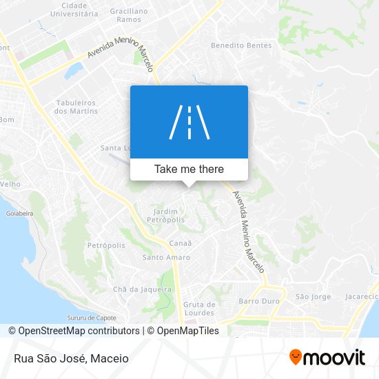 Rua São José map
