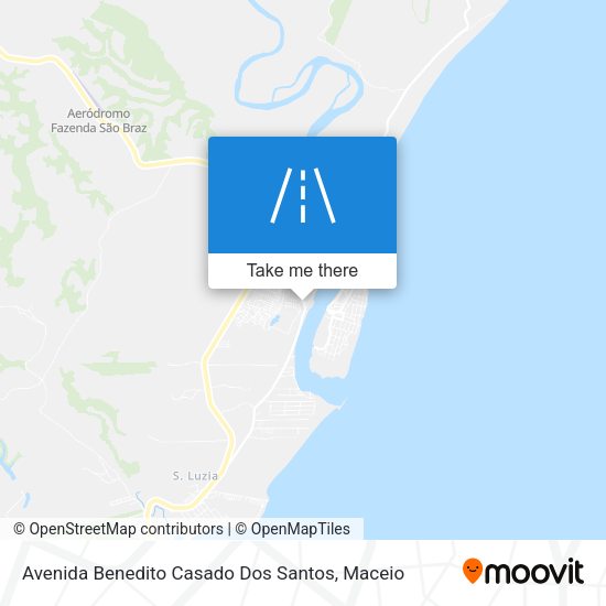 Avenida Benedito Casado Dos Santos map