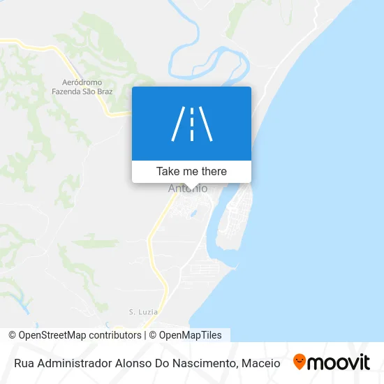 Rua Administrador Alonso Do Nascimento map