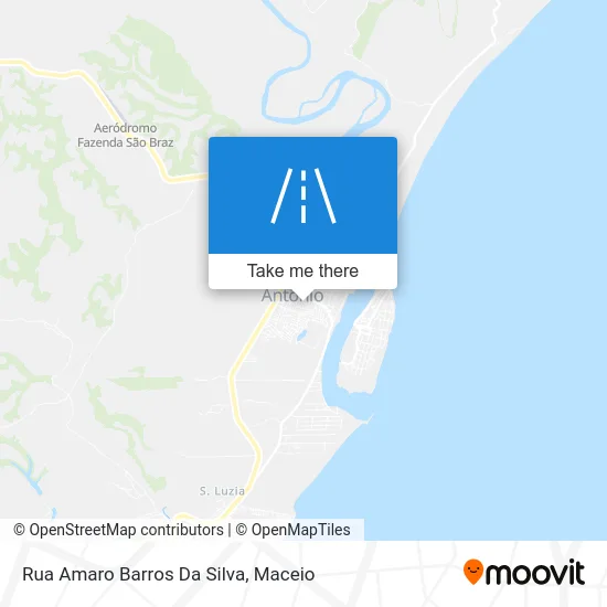 Rua Amaro Barros Da Silva map