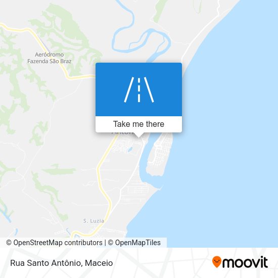 Rua Santo Antônio map