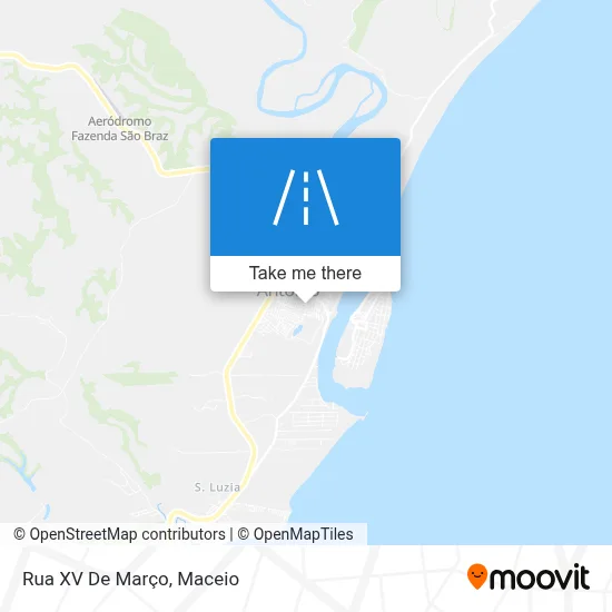 Rua XV De Março map