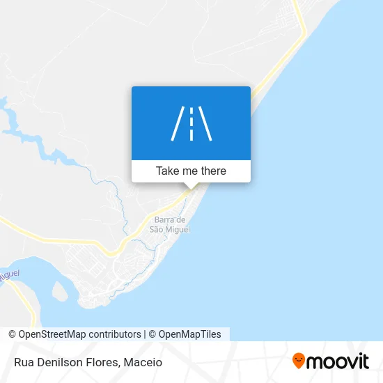Rua Denilson Flores map