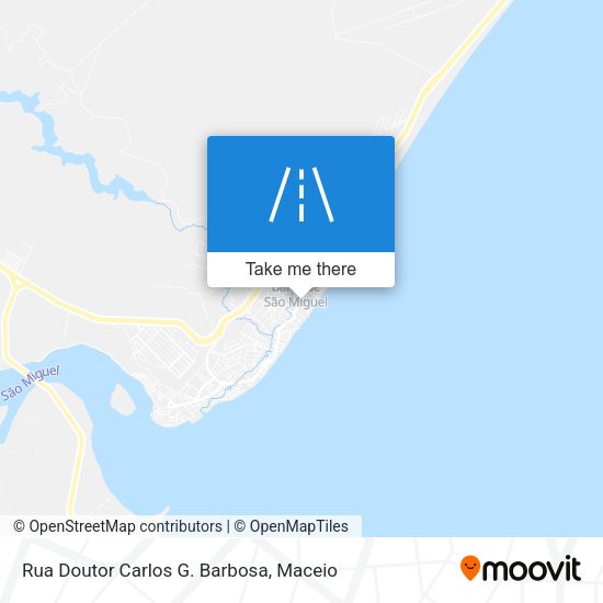 Rua Doutor Carlos G. Barbosa map