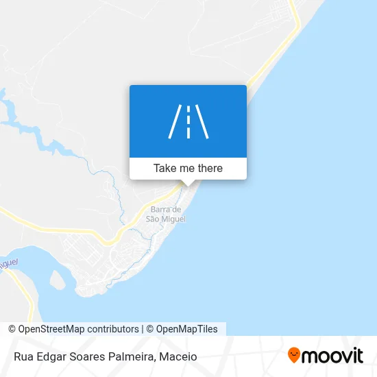 Rua Edgar Soares Palmeira map
