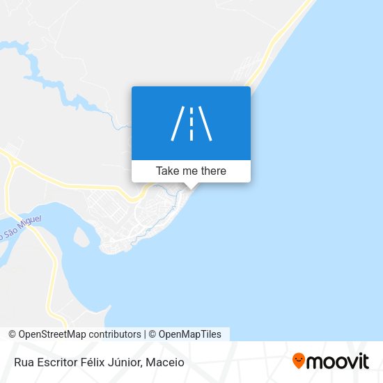 Rua Escritor Félix Júnior map
