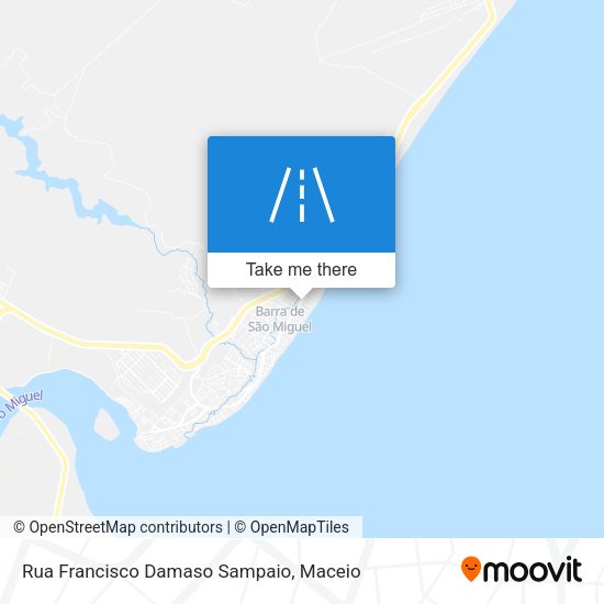 Rua Francisco Damaso Sampaio map