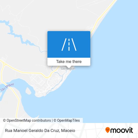 Rua Manoel Geraldo Da Cruz map