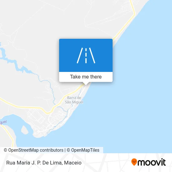 Rua Maria J. P. De Lima map
