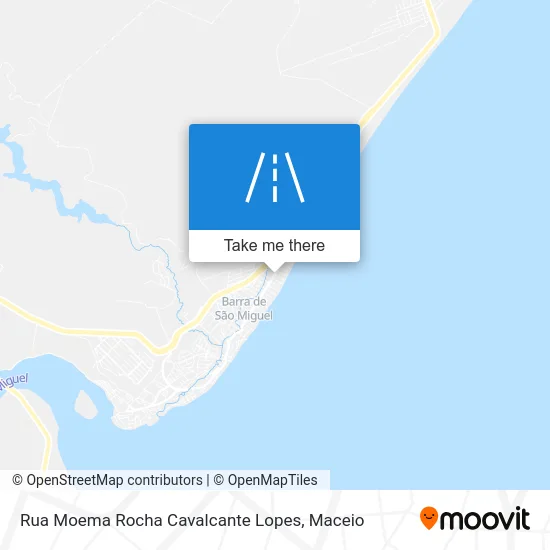 Rua Moema Rocha Cavalcante Lopes map