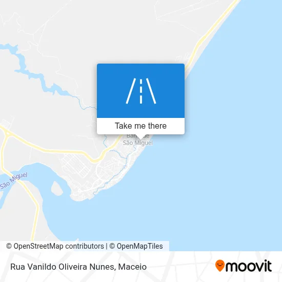 Rua Vanildo Oliveira Nunes map