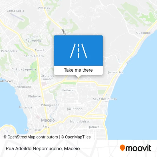 Rua Adeildo Nepomuceno map