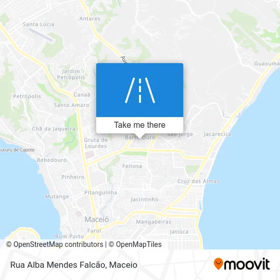 Rua Alba Mendes Falcão map
