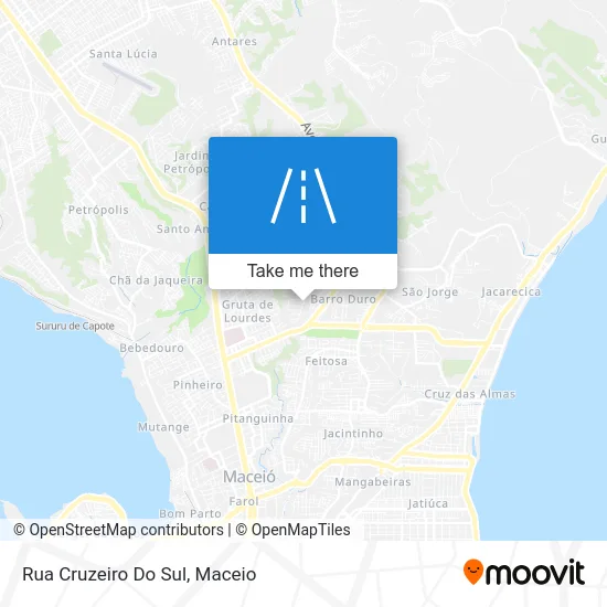 Rua Cruzeiro Do Sul map