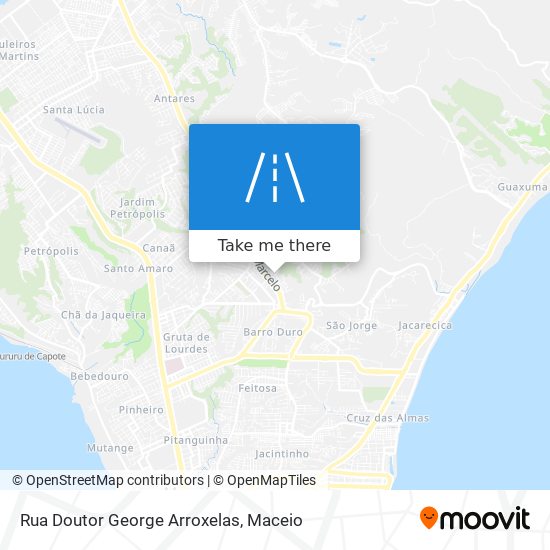 Rua Doutor George Arroxelas map