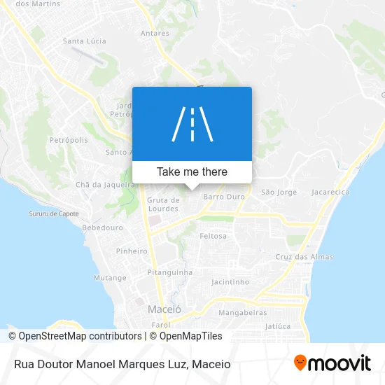 Rua Doutor Manoel Marques Luz map