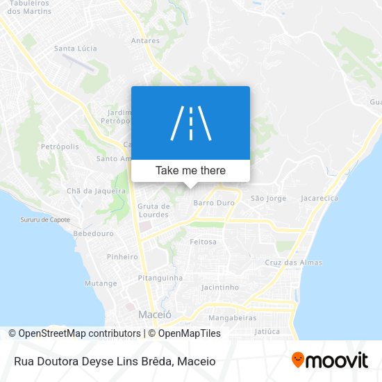 Rua Doutora Deyse Lins Brêda map