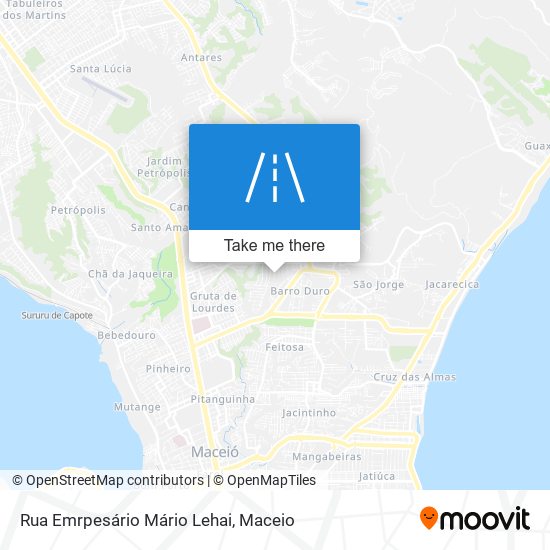 Mapa Rua Emrpesário Mário Lehai