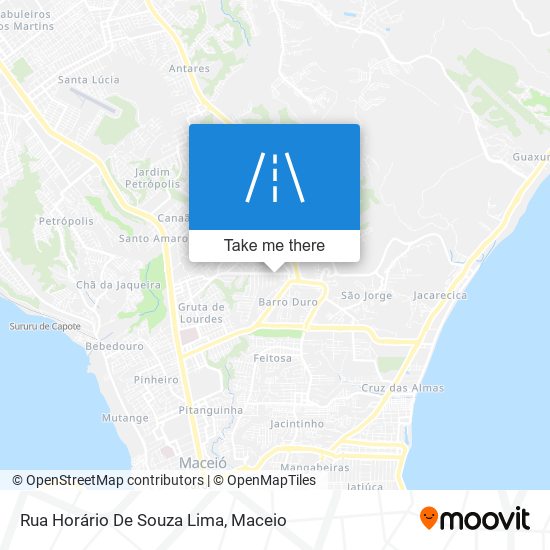 Mapa Rua Horário De Souza Lima