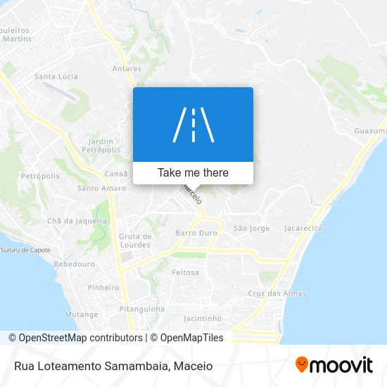 Rua Loteamento Samambaia map